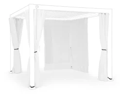 New Bizzotto SET4 TELI LAT+ZANZ PERGOLA OCEAN 3X3 BIA