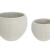 Hot Bizzotto SET2 VASO BRUSH SFERA BEIGE