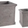 Bizzotto SET2 VASO CEMENT QU GRIGIO