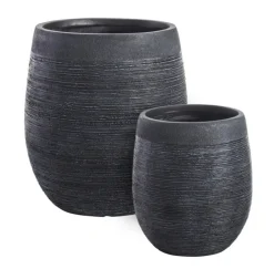 Clearance Bizzotto SET2 VASO GRAFFITI BOMB NERO