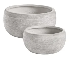 Clearance Bizzotto SET2 VASO GRAFFITI CIOTOLA BIANCO