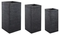 Bizzotto SET3 VASO GRAFFITI QU NERO ALTO