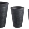 Clearance Bizzotto SET3 VASO GRAFFITI TO NERO ALTO