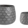 Hot Bizzotto SET2 VASO PYRAMID CIOTOLA ANTRACITE