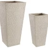 Sale Bizzotto SET2 VASO ROCCIA QU ALTO SABBIA