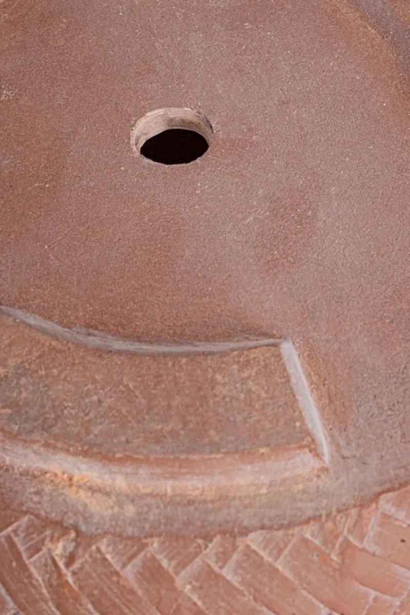 Outlet Bizzotto SET4 VASO TRESSAGE CIL TERRACOTTA