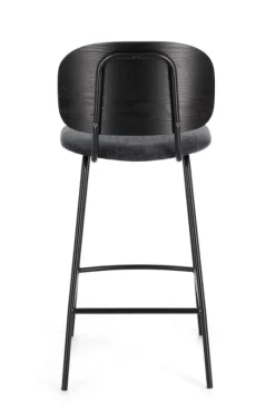 Discount Bizzotto SGABELLO BAR GRIGIO SCURO - SIENNA