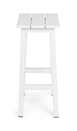 Discount Bizzotto SGABELLO BAR IN ALLUMINIO BIANCO YK11 - SKIPPER