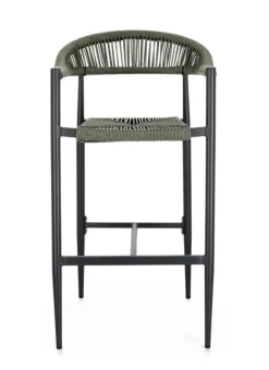 Discount Bizzotto SGABELLO BAR JANDIA ANTRACITE/VERDE