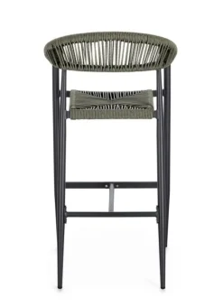 Discount Bizzotto SGABELLO BAR JANDIA ANTRACITE/VERDE
