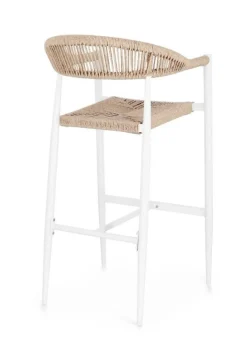Hot Bizzotto SGABELLO BAR JANDIA BIANCO/BEIGE