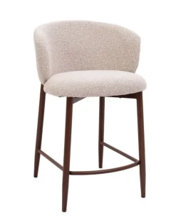 Hot Bizzotto SGABELLO CUCINA AMALIA NOCE/BEIGE