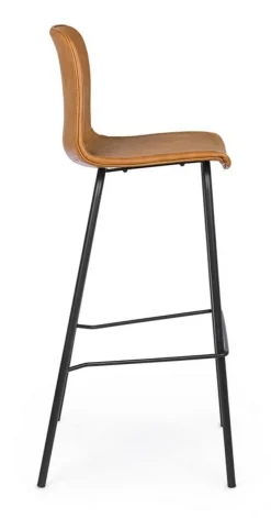 Sale Bizzotto SGABELLO IN ECOPELLE COLOR CUOIO - KYRA