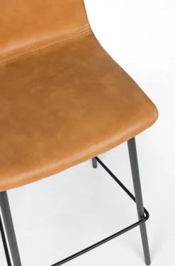 Sale Bizzotto SGABELLO IN ECOPELLE COLOR CUOIO - KYRA