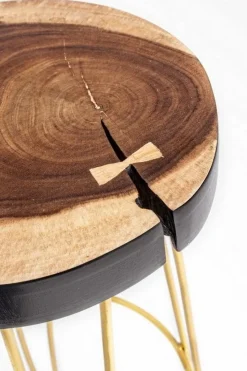 Best Bizzotto SGABELLO IN LEGNO COLOR ORO - RAKEL