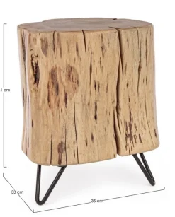 New Bizzotto SGABELLO IN LEGNO H41 - ARTUR