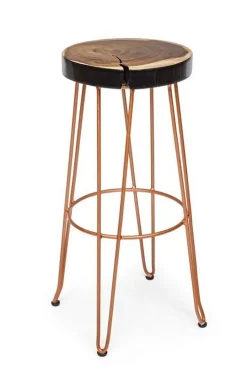 New Bizzotto SGABELLO IN LEGNO RAME - RAKEL