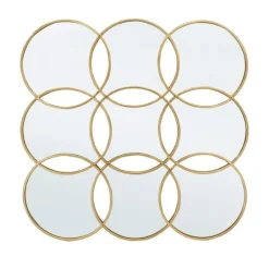 Outlet Bizzotto SPECCHIO C-C HANIMA ORO 88,5X88,5