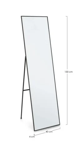 Sale Bizzotto SPECCHIO ST C-C UNIVERSE NERO 40X150