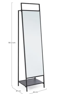 Clearance Bizzotto SPECCHIO ST. C-P.ABITI EKBAL NERO