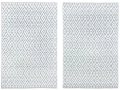 Best Bizzotto TAPPETO GRIGIO BIANCO 120X180 - RHOMBUS