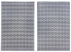 Clearance Bizzotto TAPPETO NERO BIANCO 120X180 - TIRRENIA