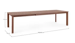 Outlet Bizzotto TAVOL.ALL.KONNOR 200-300X110 BARN