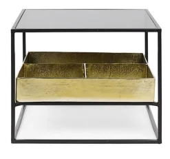 Hot Bizzotto TAVOLINO CON CONTENITORE IN METALLO - MAVILA