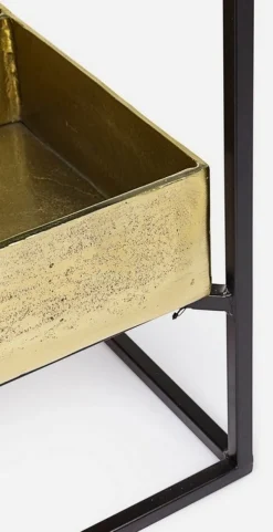 Hot Bizzotto TAVOLINO CON CONTENITORE IN METALLO - MAVILA