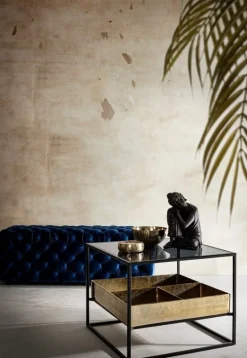 Hot Bizzotto TAVOLINO CON CONTENITORE IN METALLO - MAVILA