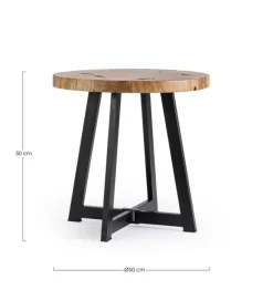 Outlet Bizzotto TAVOLINO D50 - ELWOOD