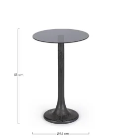 New Bizzotto TAVOLINO D35 NERO - ABERDEEN