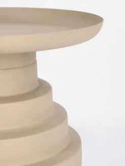 Best Bizzotto TAVOLINO IN ACCIAIO BEIGE - AMBA