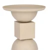 Clearance Bizzotto TAVOLINO IN ACCIAIO BEIGE - ALKA