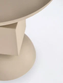 Clearance Bizzotto TAVOLINO IN ACCIAIO BEIGE - ALKA