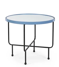 Clearance Bizzotto TAVOLINO IN ACCIAIO CON SPECCHIO AZZURRO - PAINTER