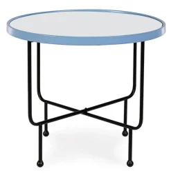Clearance Bizzotto TAVOLINO IN ACCIAIO CON SPECCHIO AZZURRO - PAINTER