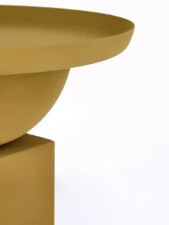 Hot Bizzotto TAVOLINO IN ACCIAIO SENAPE - ALKA