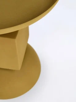 Hot Bizzotto TAVOLINO IN ACCIAIO SENAPE - ALKA