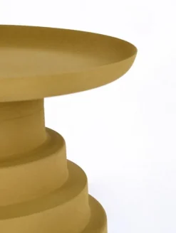 Discount Bizzotto TAVOLINO IN ACCIAIO SENAPE - AMBA