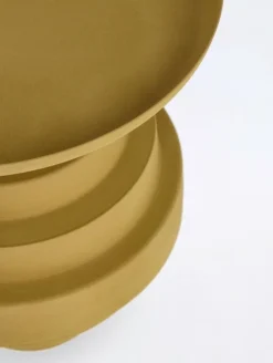 Discount Bizzotto TAVOLINO IN ACCIAIO SENAPE - AMBA