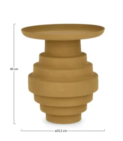 Discount Bizzotto TAVOLINO IN ACCIAIO SENAPE - AMBA