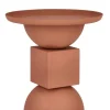 Hot Bizzotto TAVOLINO IN ACCIAIO TERRACOTTA - ALKA