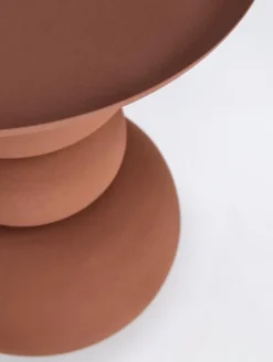 Discount Bizzotto TAVOLINO IN ACCIAIO TERRACOTTA - ALPA