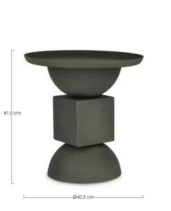 Clearance Bizzotto TAVOLINO IN ACCIAIO VERDE - ALKA