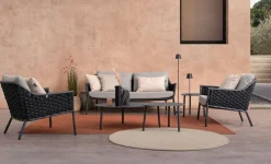 Best Bizzotto TAVOLINO IN ALLUMINIO ANTRACITE QS22 - SPARKY