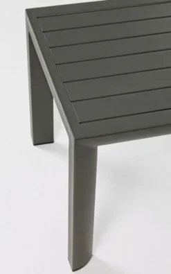 Clearance Bizzotto TAVOLINO IN ALLUMINIO ANTRACITE GK52 - CRUISE