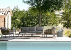 Discount Bizzotto TAVOLINO IN ALLUMINIO ANTRACITE YK13 - RIDLEY