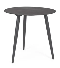 Bizzotto TAVOLINO IN ALLUMINIO D50 ANTRACITE YK13 - RIDLEY