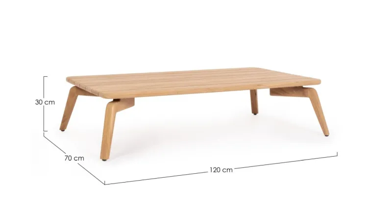 Online Bizzotto TAVOLINO IN CORDA 120X70 - TAMIRES